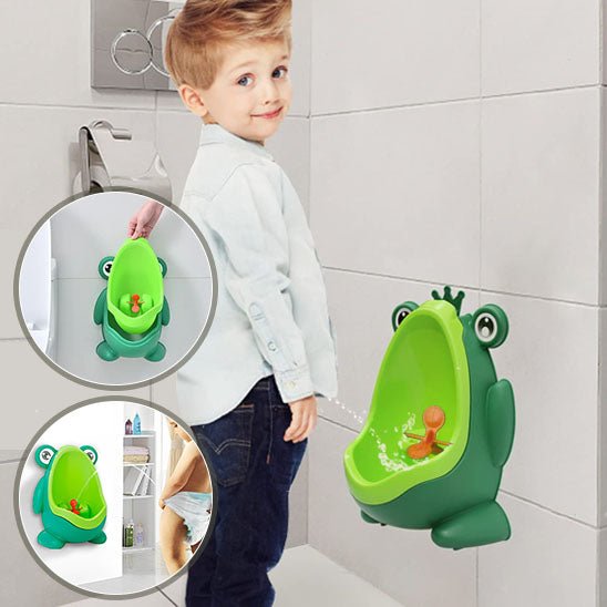 urinoir mural en forme de grenouille BabyEssentialsCorner™ - Baby Essentials Corner