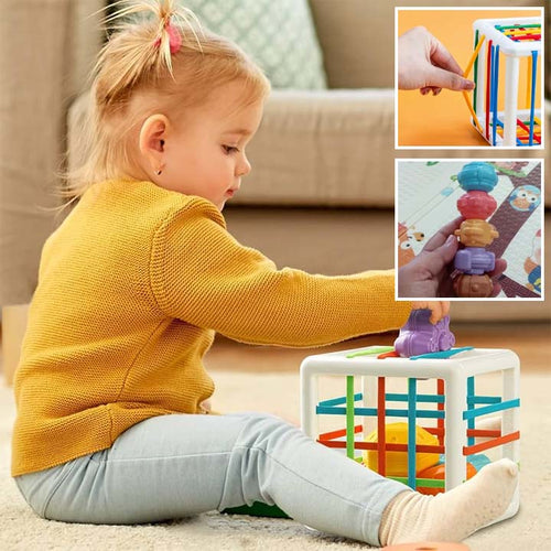 Cube d'activité bebe | ÉveilCubo™ - Baby Essentials Corner